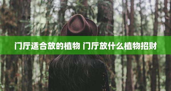 门厅适合放的植物 门厅放什么植物招财