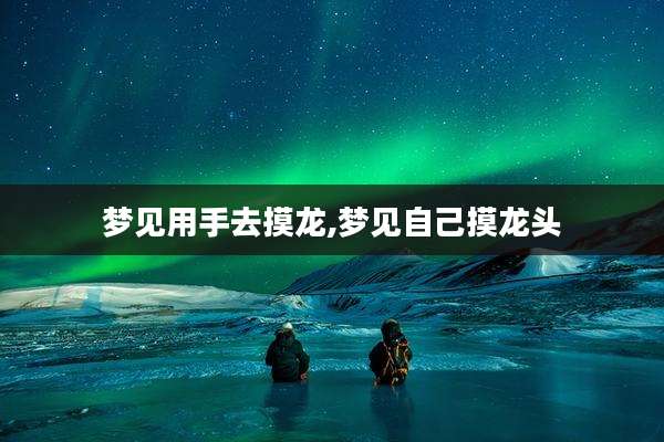 梦见用手去摸龙,梦见自己摸龙头