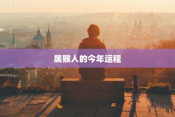 属猴人的今年运程