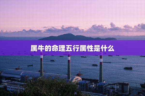 属牛的命理五行属性是什么