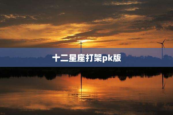 十二星座打架pk版