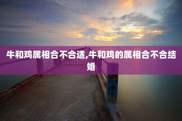 牛和鸡属相合不合适,牛和鸡的属相合不合结婚