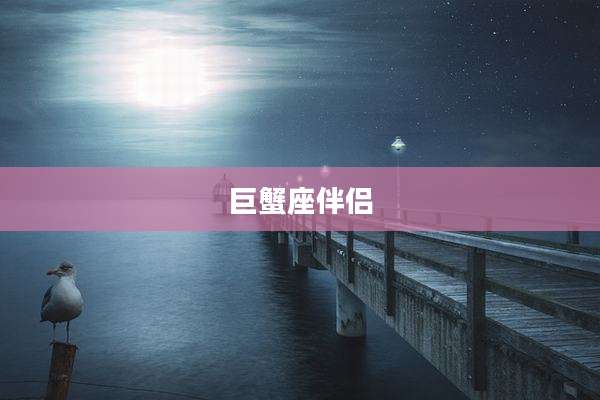 巨蟹座伴侣