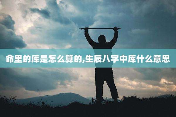 命里的库是怎么算的,生辰八字中库什么意思
