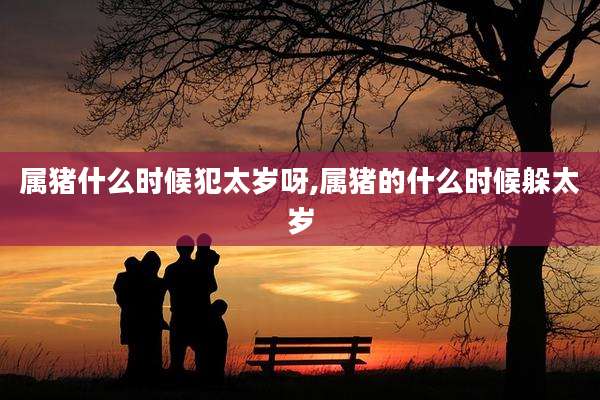 属猪什么时候犯太岁呀,属猪的什么时候躲太岁