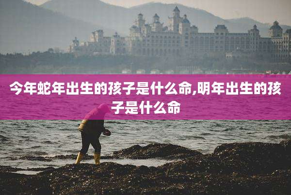 今年蛇年出生的孩子是什么命,明年出生的孩子是什么命