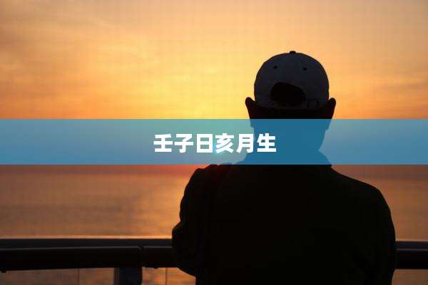 壬子日亥月生