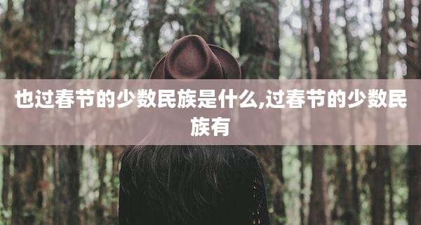 也过春节的少数民族是什么,过春节的少数民族有