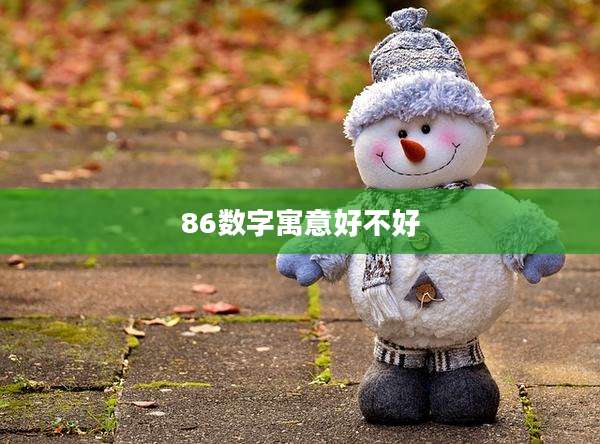 86数字寓意好不好