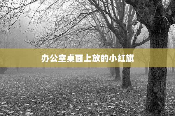 办公室桌面上放的小红旗