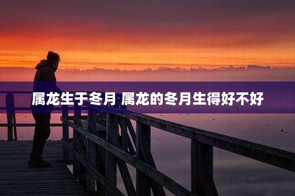 属龙生于冬月 属龙的冬月生得好不好