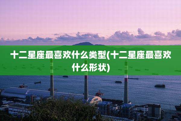 十二星座最喜欢什么类型(十二星座最喜欢什么形状)