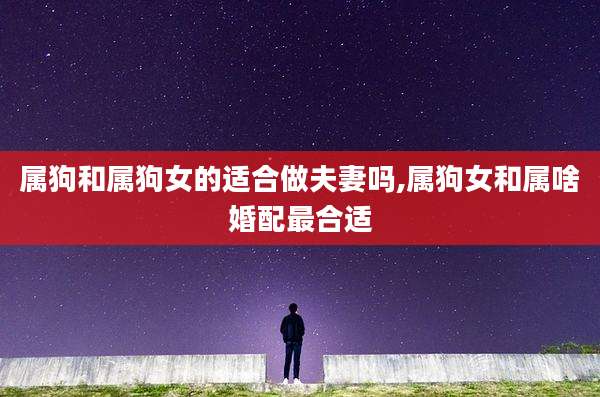 属狗和属狗女的适合做夫妻吗,属狗女和属啥婚配最合适