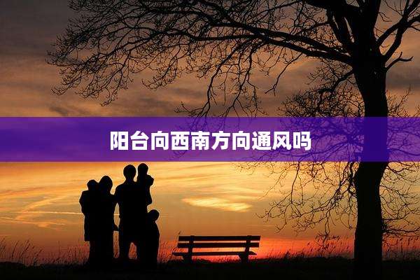 阳台向西南方向通风吗