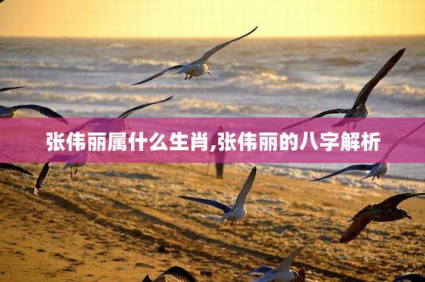 张伟丽属什么生肖,张伟丽的八字解析