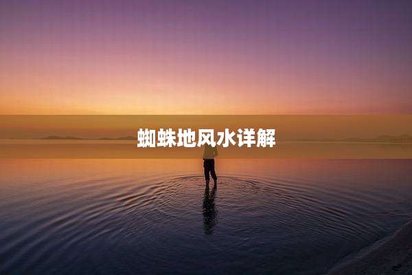 蜘蛛地风水详解