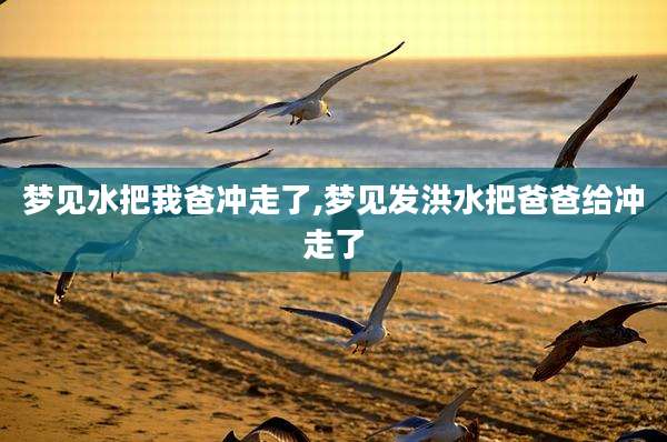 梦见水把我爸冲走了,梦见发洪水把爸爸给冲走了