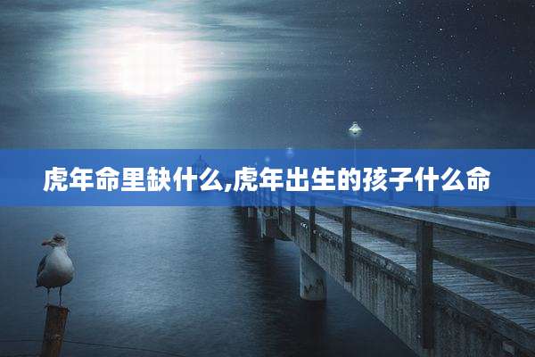 虎年命里缺什么,虎年出生的孩子什么命