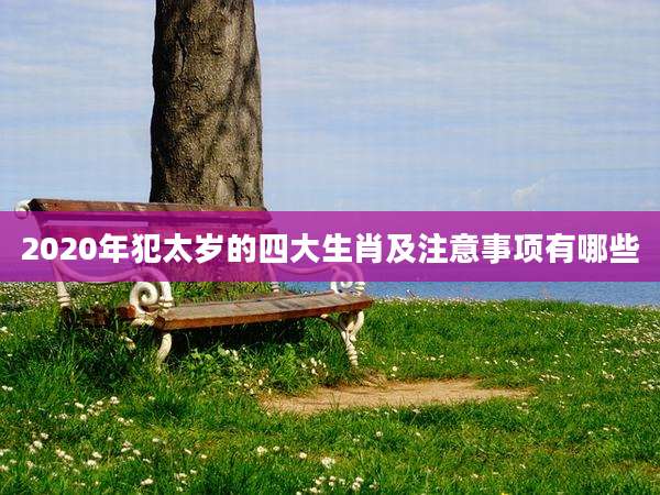 2020年犯太岁的四大生肖及注意事项有哪些