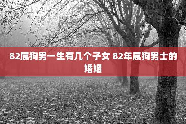 82属狗男一生有几个子女 82年属狗男士的婚姻