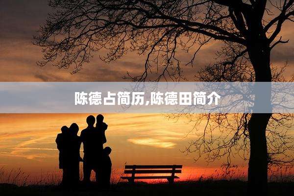 陈德占简历,陈德田简介