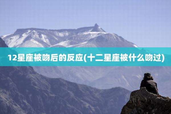 12星座被吻后的反应(十二星座被什么吻过)