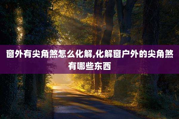 窗外有尖角煞怎么化解,化解窗户外的尖角煞有哪些东西