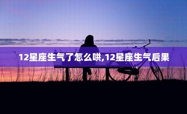 12星座生气了怎么哄,12星座生气后果