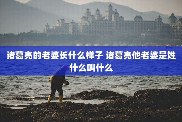 诸葛亮的老婆长什么样子 诸葛亮他老婆是姓什么叫什么