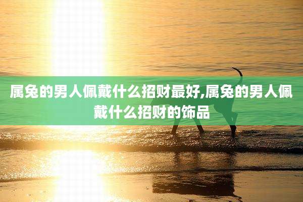 属兔的男人佩戴什么招财最好,属兔的男人佩戴什么招财的饰品