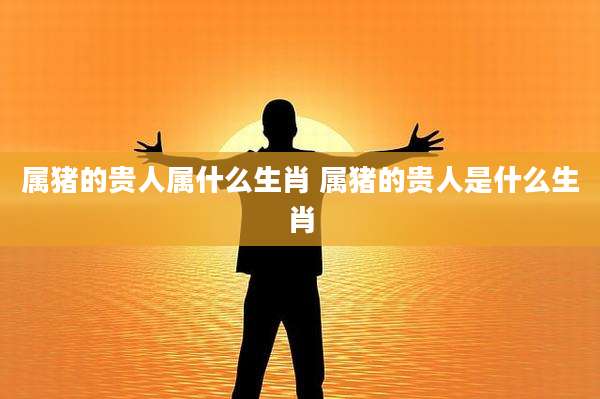 属猪的贵人属什么生肖 属猪的贵人是什么生肖