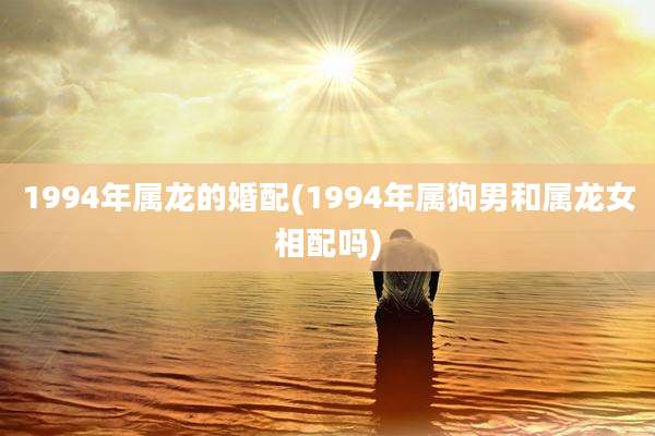 1994年属龙的婚配(1994年属狗男和属龙女相配吗)