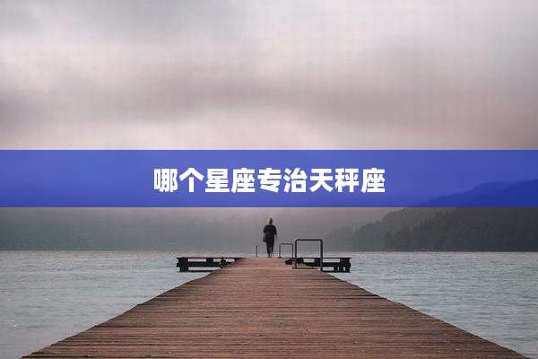 哪个星座专治天秤座