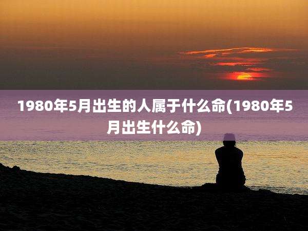1980年5月出生的人属于什么命(1980年5月出生什么命)