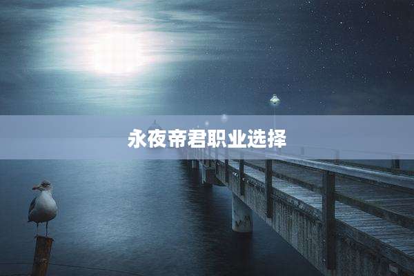 永夜帝君职业选择