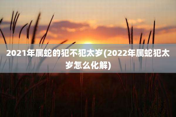 2021年属蛇的犯不犯太岁(2022年属蛇犯太岁怎么化解)