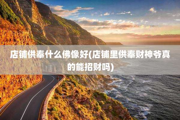 店铺供奉什么佛像好(店铺里供奉财神爷真的能招财吗)