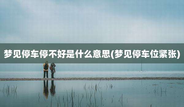 梦见停车停不好是什么意思(梦见停车位紧张)