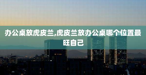 办公桌放虎皮兰,虎皮兰放办公桌哪个位置最旺自己