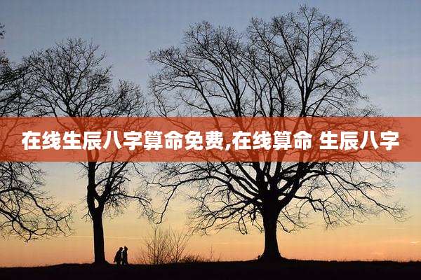在线生辰八字算命免费,在线算命 生辰八字
