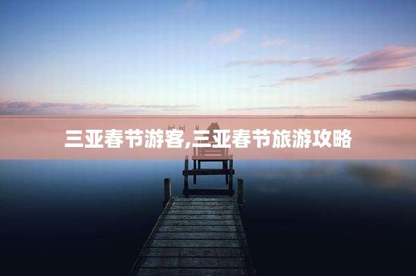 三亚春节游客,三亚春节旅游攻略