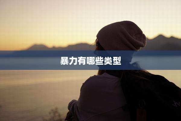 暴力有哪些类型