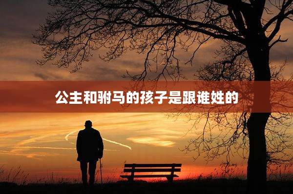 公主和驸马的孩子是跟谁姓的