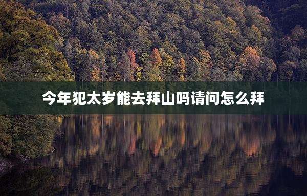 今年犯太岁能去拜山吗请问怎么拜