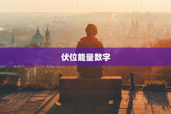 伏位能量数字