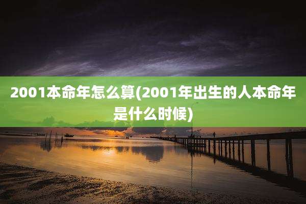 2001本命年怎么算(2001年出生的人本命年是什么时候)