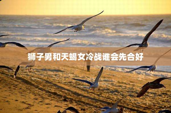 狮子男和天蝎女冷战谁会先合好
