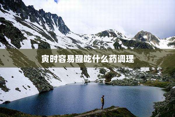 寅时容易醒吃什么药调理
