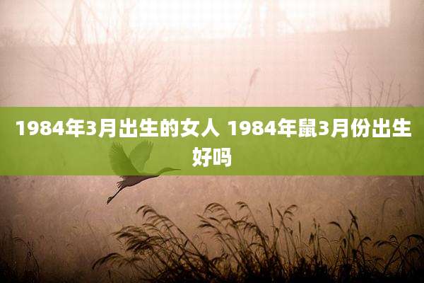 1984年3月出生的女人 1984年鼠3月份出生好吗