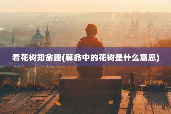 看花树知命理(算命中的花树是什么意思)